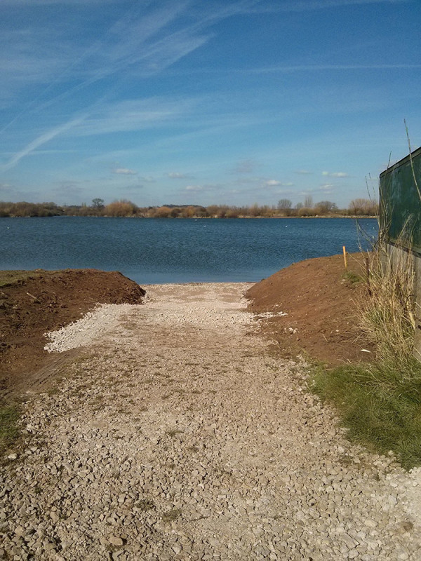 Completed slipway/launch