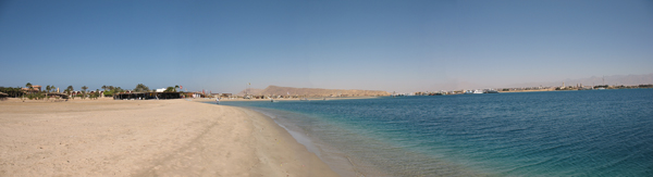 The view of the launch area with the mosque beach in the distance. Click for a bigger image.